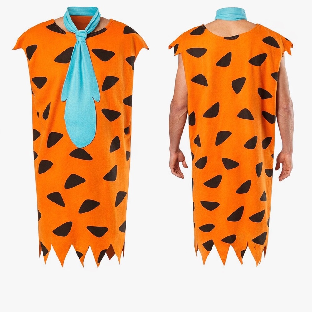 NWT Adult Fred Flintstones Costume‎ | One Size Tunic & Necktie